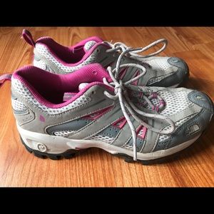 North face hiking shoes